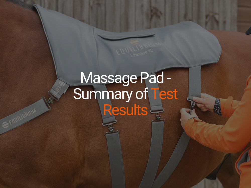 Massage Pad - Summary of Test Results