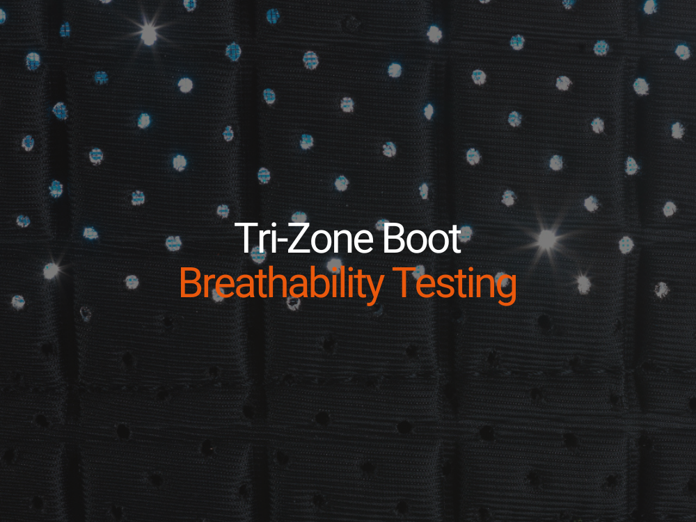 Tri-Zone Boot Breathability Testing