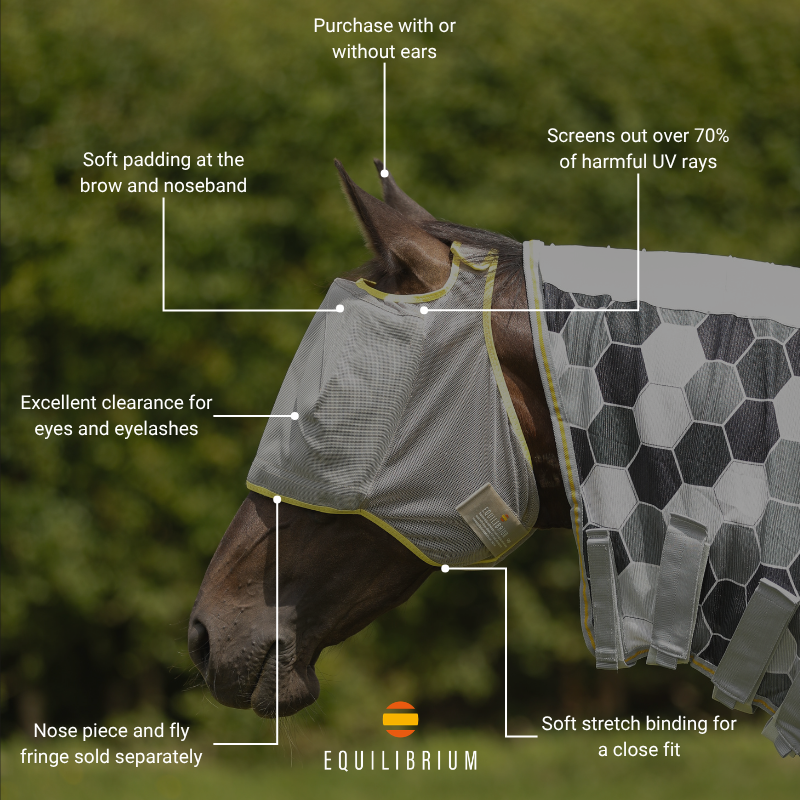 Field Relief Midi Fly Mask With Ears